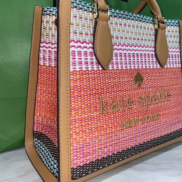 Kate spade Ellie small straw tote - Picture 8 of 11